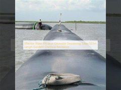 لوله های آبگیری ژئوتکستایل فیلتراسیون موثر آب با طول 50.5 متر و مقاومت شیمیایی عالی