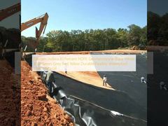شاخص اکسیژن≥30 درصد غشای ژئوممبران HDPE سیاه سفید آبی سبز خاکستری قرمز زرد مواد آستر بادوام انعطاف پذیر ضد آب