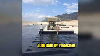 ژئوممبران HDPE 4000h مقاوم در برابر اشعه ماوراء بنفش
