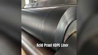 آستر ژئوممبران HDPE 1.5 میلی متری مقاوم در برابر مواد شیمیایی