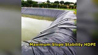 ژئوممبران دو طرفه HDPE بافت برای شیب های تند