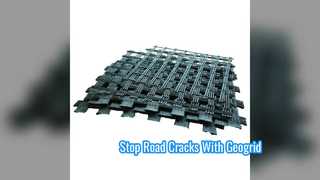 راه حل تقویت جاده فایبرگلاس Geogrid 100kn