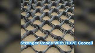 HDPE Geocell برای ساخت و ساز جاده قوی تر و پایداری