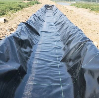 پوشش کانال های آبیاری لاینر ژئوممبران HDPE برای کانال های حفظ آب