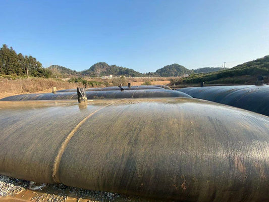 شن و ماسه سیاه لوله های تخلیه آب ژئوتکستیل شن و ماسه پر شده Cofferdam Reclamation Reclamation زمین ارائه مقاومت و عملکرد در دمای بالا