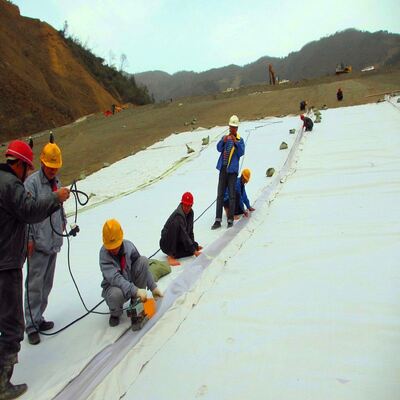 زیر بالشتک ژئوتکستایل غیر بافته سوزنی برای آسترهای حوض