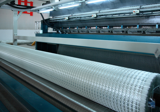 120kn PET ژئوگرید Warp بافندگی شیب تقویت کننده پوشش پلی استر PVC