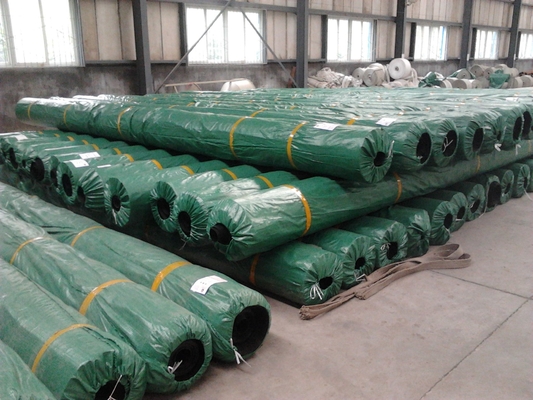 فیلم ژئوممبران پی وی سی پلاستیکی 1.5 میلی متری 2 میلی متری ISO9001 محل دفن زباله مزرعه ماهی