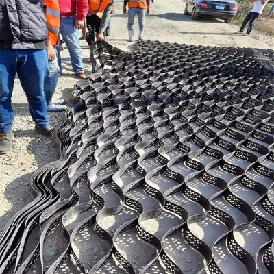ژئوسل HDPE پلاستیکی برای ساخت و ساز جاده Geocell Ground Grid Geocell
