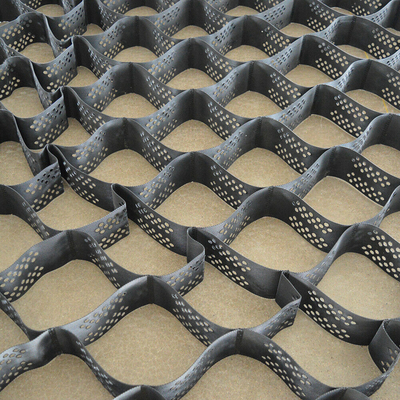 ژئوسل HDPE پلاستیکی برای ساخت و ساز جاده Geocell Ground Grid Geocell